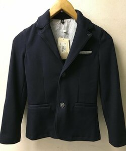 ◆ ARMANI JUNIOR 新品 アルマーニ ジュニア 2B テーラードジャケット ネイビー　サイズ10A 冠婚葬祭　結婚式