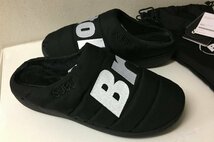 ◆◆F.C.R.B × SUBU 23aw 新品タグ付き F.C.Real Bristol SUBU BRISTOL SANDALS ロゴ刺繍 サンダル 中綿 スリッパ 黒 サイズ8-9_画像8