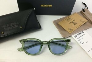 ◆WACKO MARIA ワコマリア 新同 眼鏡 PL-039 K NATIVE SONS ネイティブサンズ サングラス　美品タグ箱完備