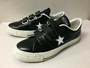 ◆CONVERSE コンバース 日本製 ONESTAR ワンスター ベルクロ スニーカー 黒 サイズ8　美