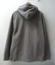 ◆UNIQLO ユニクロ XL 防寒 美品 ワイドフィットフリースプルパーカ フリース プルオーバー パーカー ベージュ系 341-452187 サイズXL_画像2