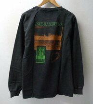 ◆FUJII KAZE 藤井風 新品 HEHN RECORDS ヴィンテージ加工 ロンT 長袖 Tシャツ 黒 サイズM_画像2