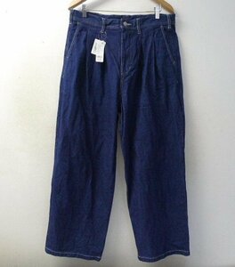 ◆Jeans Factory ジーンズファクトリー 新品タグ付き イージー ワイド デニム　パンツ サイズL インディゴ