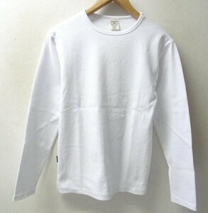 ◆◆AVIREX アヴィレックス USA 美品 テレコ　サーマル クルーネック カットソー ロンT Tシャツ 白 サイズM