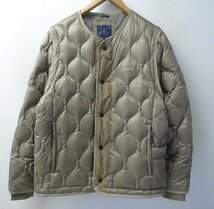 ◆ROARK TAION ロアーク タイオン 21aw 2way EXPEDITION JACKET　ライナー キルティング ダウン ジャケット　美　ベストにも サイズM_画像1