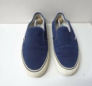 ◆VANS バンズ ULTRA CUSH SLIP-ON 29cm スウェード 裏ボア スニーカー ネイビー サイズ11