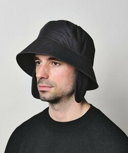 ◆Nine Tailor ナインテーラー　新品 Elm Flap Hat耳当て付き ハット F　定価11000円 黒