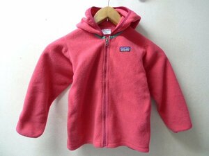 ◆国内正規 Patagonia パタゴニア 2015年製 美 60091 キッズ フリース ジップ パーカー ピンク サイズ5T　子供服