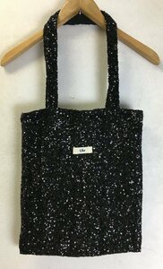 ◆Uhr / ウーア　Spangle Tote Bag スパンコール　トートバッグ 美品 黒