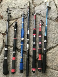 ★　【現状渡し】　まとめて　釣竿　ロッド　フィッシング　釣具　shimano　DAIWA　小継せとうち　五目万能　ZAPPY　水景　船釣　磯釣り　