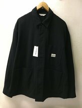 ◆COOTIE クーティー 22ss 新品 COOTIE PRODUCTIONS/Hard Twist Yarn Coverall　カバーオール ワークジャケット ブラック サイズM_画像1