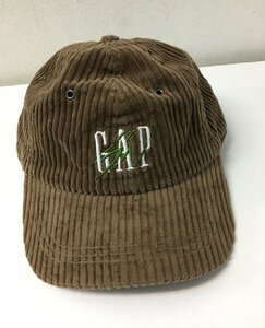 ◆GAP ギャップ Re-Issue by Sean Wotherspoon コラボ 美品 コーデュロイ キャップ CAP GAP　ロゴ ベースボールキャップ 茶