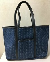 ◆MOYNAT モワナ 希少 美品 × fragment design フラグメント ガーデナー　トートバック 激レア ブルー　affa 藤原ヒロシ_画像3