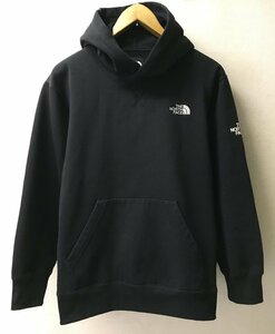 ◆国内正規 ノースフェイス プルオーバー Square Logo Hoodie スクエア ロゴ フーディー スウェット パーカー 黒 サイズL NT61835