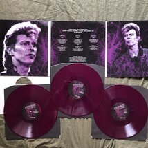 良盤 良ジャケ 激レア 600枚限定 2019年 欧州盤 オリジナル盤 David Bowie 3枚組カラーLPレコード Glass Spider Tour Live In Canada 1987_画像5