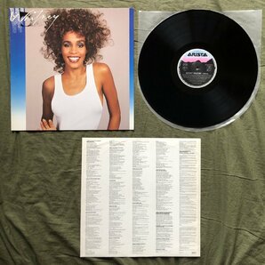 良盤 1987年 欧州盤 ホイットニー・ヒューストン Whitney Houston LPレコード ホイットニー II Whitney: I Wanna Dance With Somebodyの画像5