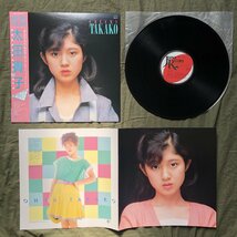 美盤 美ジャケ 美品 1984年 太田貴子 Takako Ohta LPレコード クリィミータカコ Creamy Takako 帯付　アニメ マンガ 曲:玉置浩二 織田哲郎_画像5