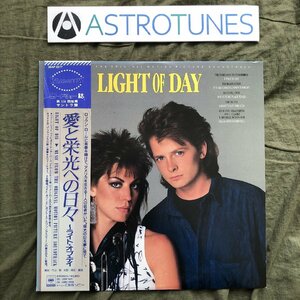 傷なし美盤 良ジャケ 1987年 国内盤 サントラ OST LPレコード 愛と栄光の日々 Light Of Day 帯付 Michael J. Fox, Joan Jett, Bon Jovi