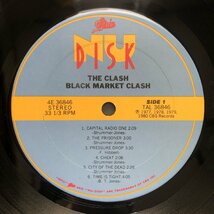 傷なし美盤 美ジャケ ほぼ新品 1980年 米国初盤 クラッシュ The Clash 10''レコード Black Market Clash Mick Jones, Joe Strummer_画像8