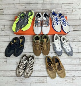 [240109-4K]【現状品】《スニーカー/まとめ》NIKE/ナイキ/アディダス/ティンバーランド/バンズ/他/サイズ27～28/全8点/