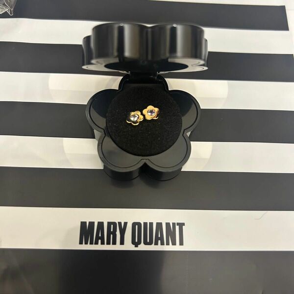 【新品未使用】マリークヮント　ピアス　ケース付き　MARYQUANT マリクワ