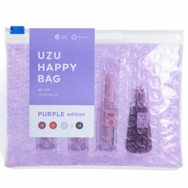 UZU HAPPY BAG / PURPLE edition　セット品　リップカラー