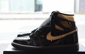 ■Nike Air Jordan 1 High OG Black-Metalic Gold 28㎝■555088-032 スニーカー エアジョーダン1