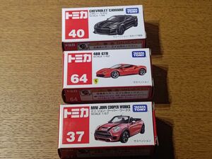 トミカ カマロ 488GTB ミニJCW セット