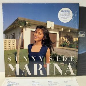 美盤 / シュリンク HYPE STICKER付 / 渡辺満里奈 / SUNNY SIDE / LP レコード / 28・3H 5037 / 1988 /山川恵津子 井上鑑 武部聡志/CITY POP