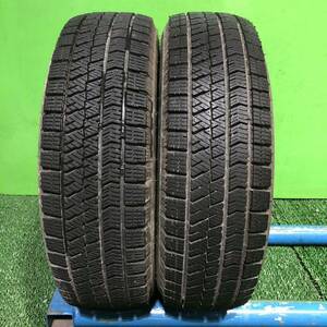 AE311-401 深溝 ブリヂストン BLIZZAK VRX2 スタッドレス 【 2本set 】155/65R13 73Q ekスポーツ ミラジーノ ルークス フレアワゴン 等