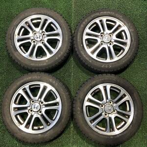 AE302-401 バリ山 トーヨー 冬タイヤ 155/65R14 ホンダ純正 14x4.5J +40 PCD100 4穴 【4本】N-BOX/ONE/WGN等☆1円スタート☆