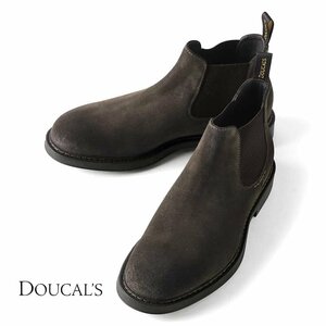 ◆【DOUCAL’S(デュカルス)/スエードレザーサイドゴアブーツ(DU1384BRUGUF011TM00)】[dcl2380011-42]