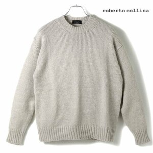 ◆【roberto collina(ロベルトコリーナ)/秋冬/ベビーアルパカナイロンウールローゲージクルーネックニット(RM47101)】[rbc2360841-46]