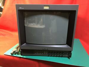 SONY ★ソニー 業務用 トリニトロン　カラーモニター★Trinitron モデルNo. PVM-14M4J/テレビ ブラウン管/画像音声OK