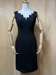 綺麗 TADASHI SHOJI タダシショウジ カッティングデザイン フォーマル ドレス ワンピース 黒 サイズ2