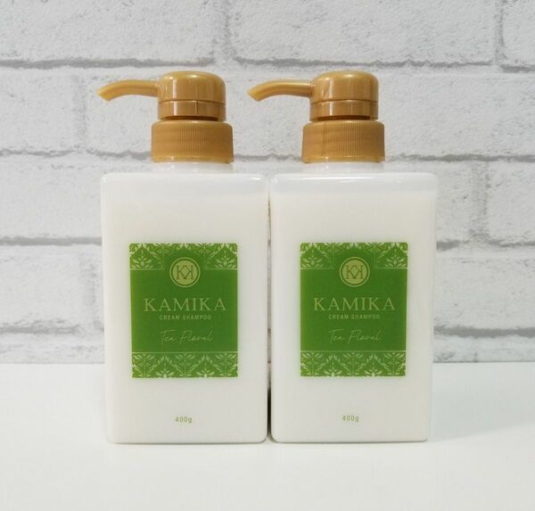 【新品未開封】 KAMIKA カミカ オールインワン クリームシャンプー 2個セット　ティーフローラルの香り