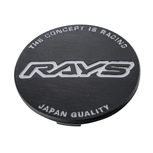 [送料無料] [新品] [正規品] [RAYS] [No.102 GENERAL CAP V4(BK-Hairline/GR)] [センターキャップ] [4枚/4個] [57C6 SPEC-M]