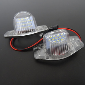 激白光 ! 交換式 ! ホンダ LED ナンバー灯 ライセンス ランプ バモス HM1 HM2 M L G ターボ デラックス スペシャルA Lローダウンの画像2