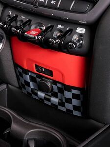 デザイン性UP♪ BMW MINI ジョンクーパーワークス USB ポート パネル カバー F60 クロスオーバー ワン クーパーD クーパーS クーパーSD