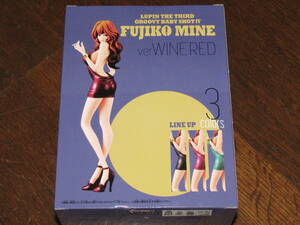 { нераспечатанный фигурка }LUPIN THE THIRD GROOVY BABY SHOT Ⅳ FUJIKO MINE Lupin III Mine Fujiko ver. WINE RED wine red 