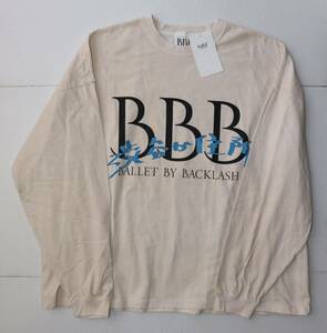 定価22000 新品 本物 バレエ Ballet by BACKLASH BBB Tシャツ 23-11-BKW-04 バックラッシュ 7168