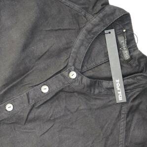 定価21000 新品 本物 KMRii Flannel Stand Collar Shirt シャツ 1602-SH13 M/2 ケムリ 4033の画像2