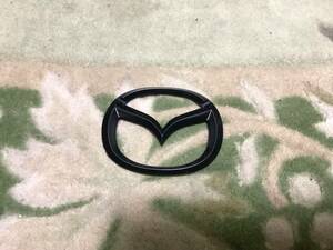 * unused Mazda NC Roadster gloss black emblem rear matted black original *