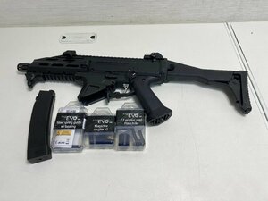 【★03-1605】■中古■ASG CZ SCORPION EVO3A1 電動ガン アタッチメント付 BK スコーピオン（9520）