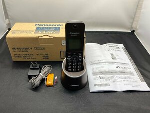 【★35-2462】■中古品■ほぼ未使用 Panasonic パナソニック デジタル コードレス電話機 VE-GDS18DL-T（1062）