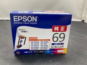 【★30-4915】■未開封■EPSON IC4CL69 砂時計 エプソン 純正 インクカードリッジ 4色セット 2025年6月まで（2567）