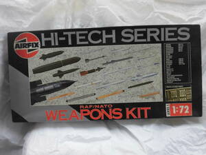 【箱傷み、取説欠品、画像のものが全て】 Airfix 1/72 プラモ Hi-tech series RAF/NATO Weapons kit フランス製 エアフィックス ハイテック