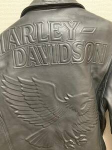 ハーレーダビッドソン レザージャケット ライダースジャケット Lサイズ メンズ HARLEY DAVIDSON