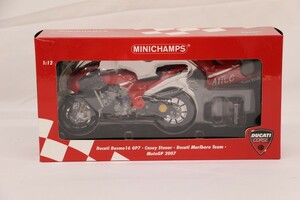 069 k1373 開封品 MINICHAMPS ミニチャンプス 1/12 DUCATI Desmo 16 GP7 ケーシー・ストーナー Ducati Marlboro Team