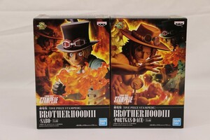 052 k1325 未開封 プライズフィギュア 劇場版 ワンピース スタンピード BROTHERHOODⅢ エース サボ 2個セット